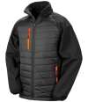 RS237 R237X Result Recycled Compass Padded Jacket Black / Orange colour image